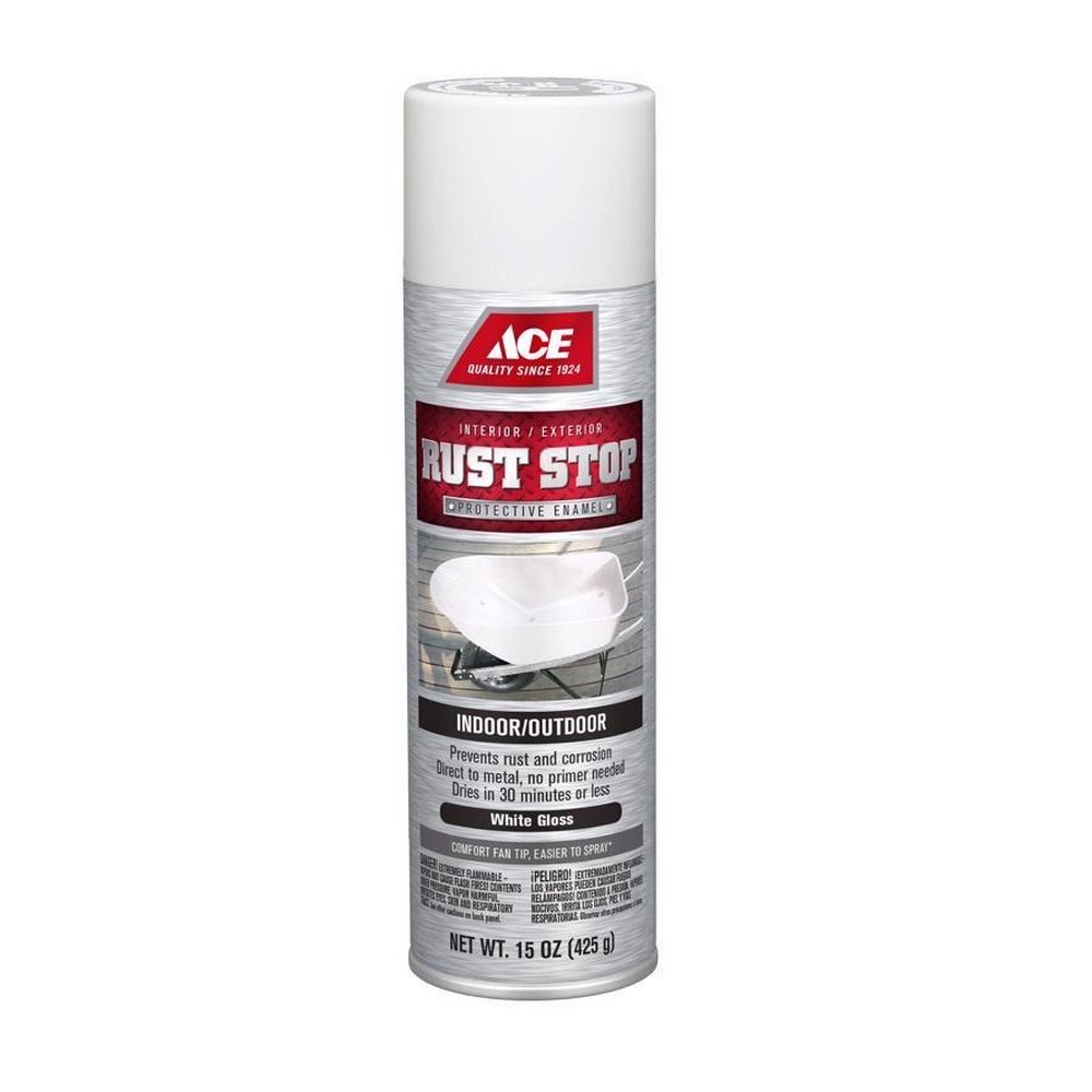 Pintura en spray blanco brillante anticorrosivo 15 oz (425 g)