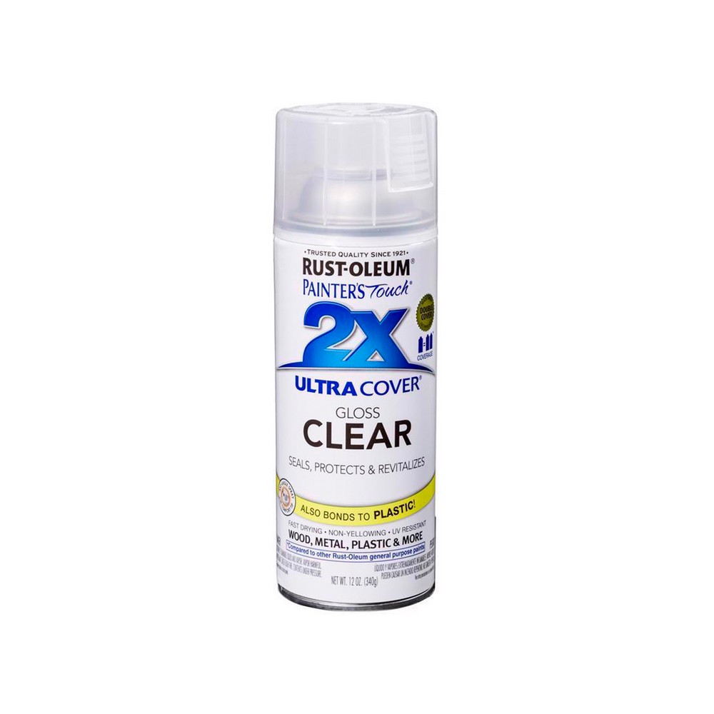 Primario y pintura en spray transparente brillante ultra-cover 2x 340 g (12 oz)