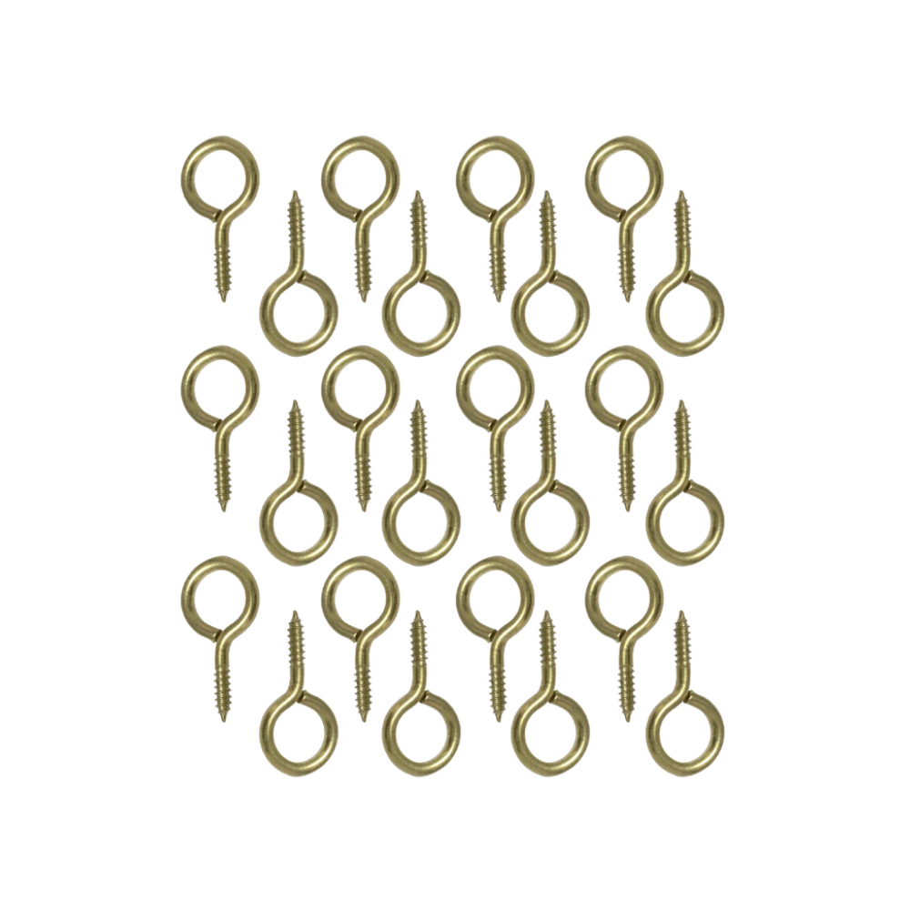 Tornillos ojo cerrada #4 s/24