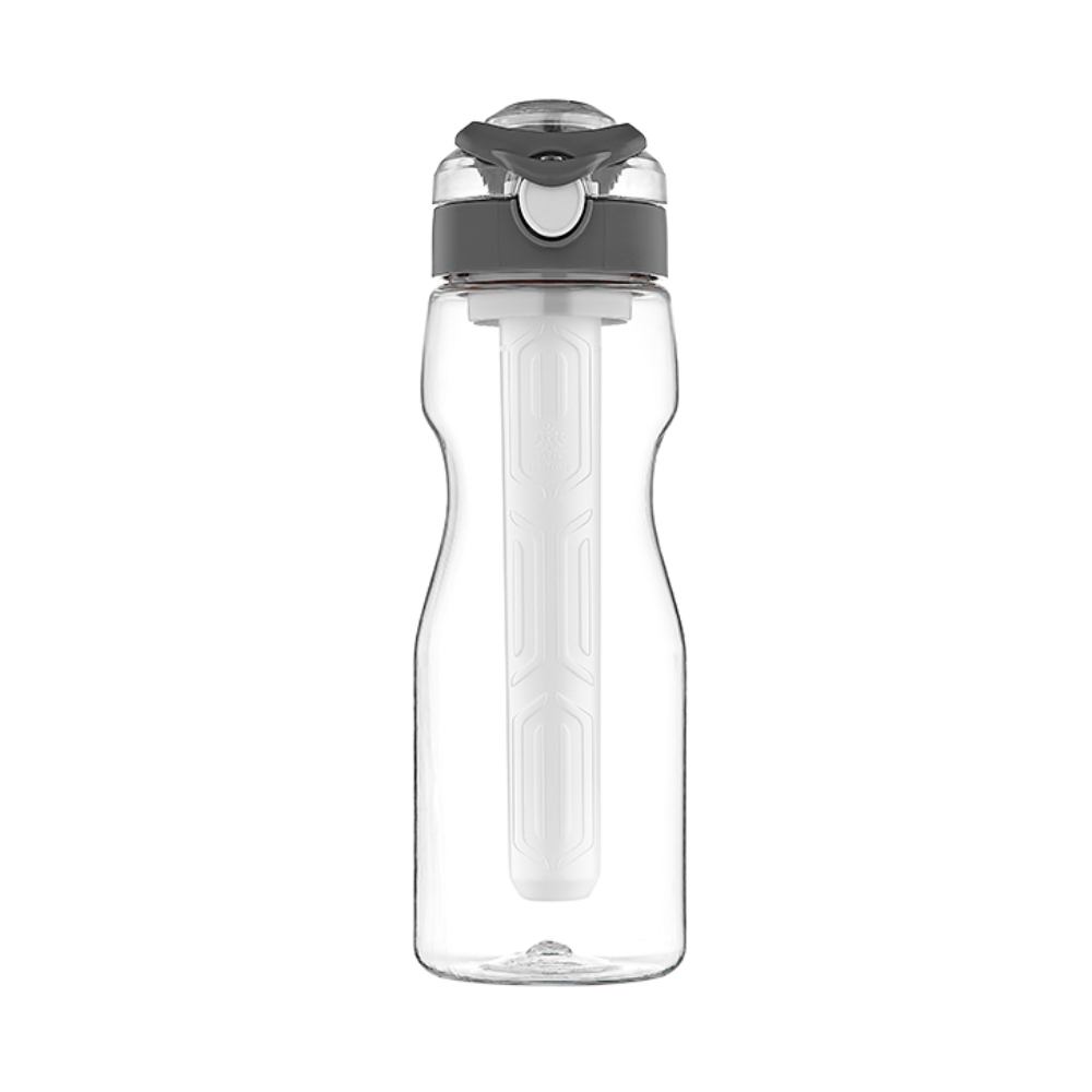 Botella plastica para agua con tubo para hielo surtido