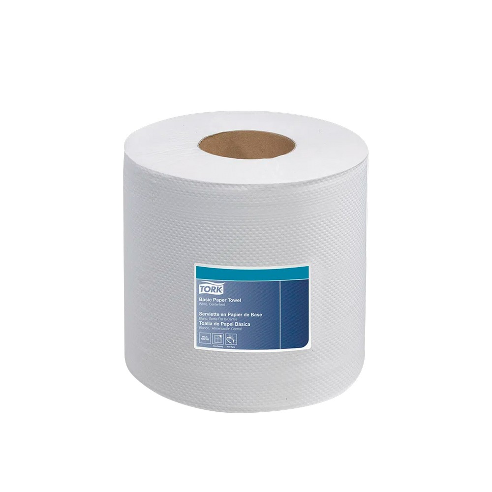 Papel toalla doble hoja blanco reflex 180 mts set6