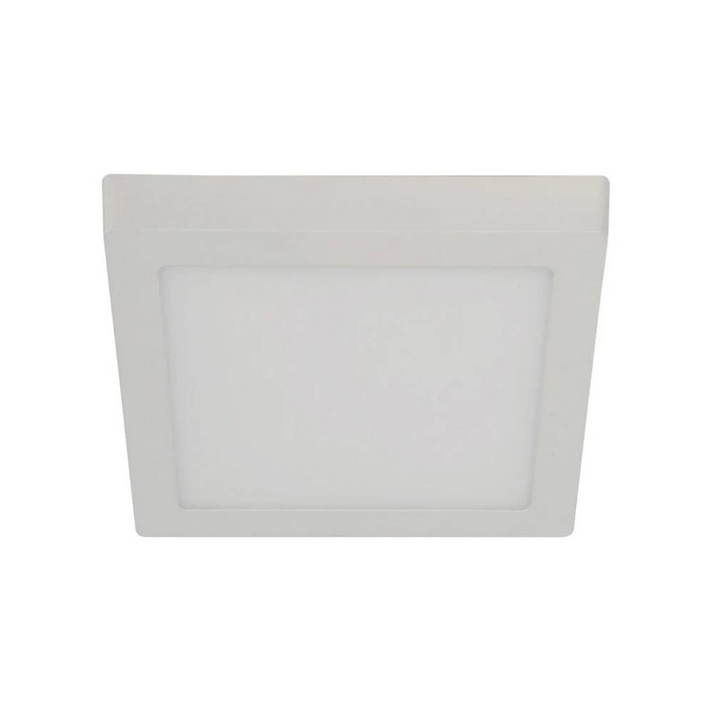 Lámpara de techo led blanco cuadrado 18w 6000k