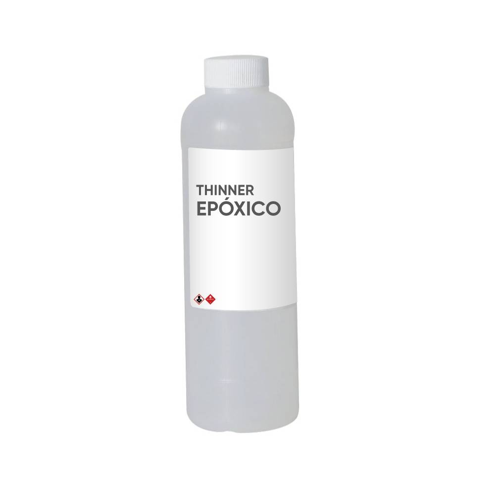 Thinner epóxico con envase botella