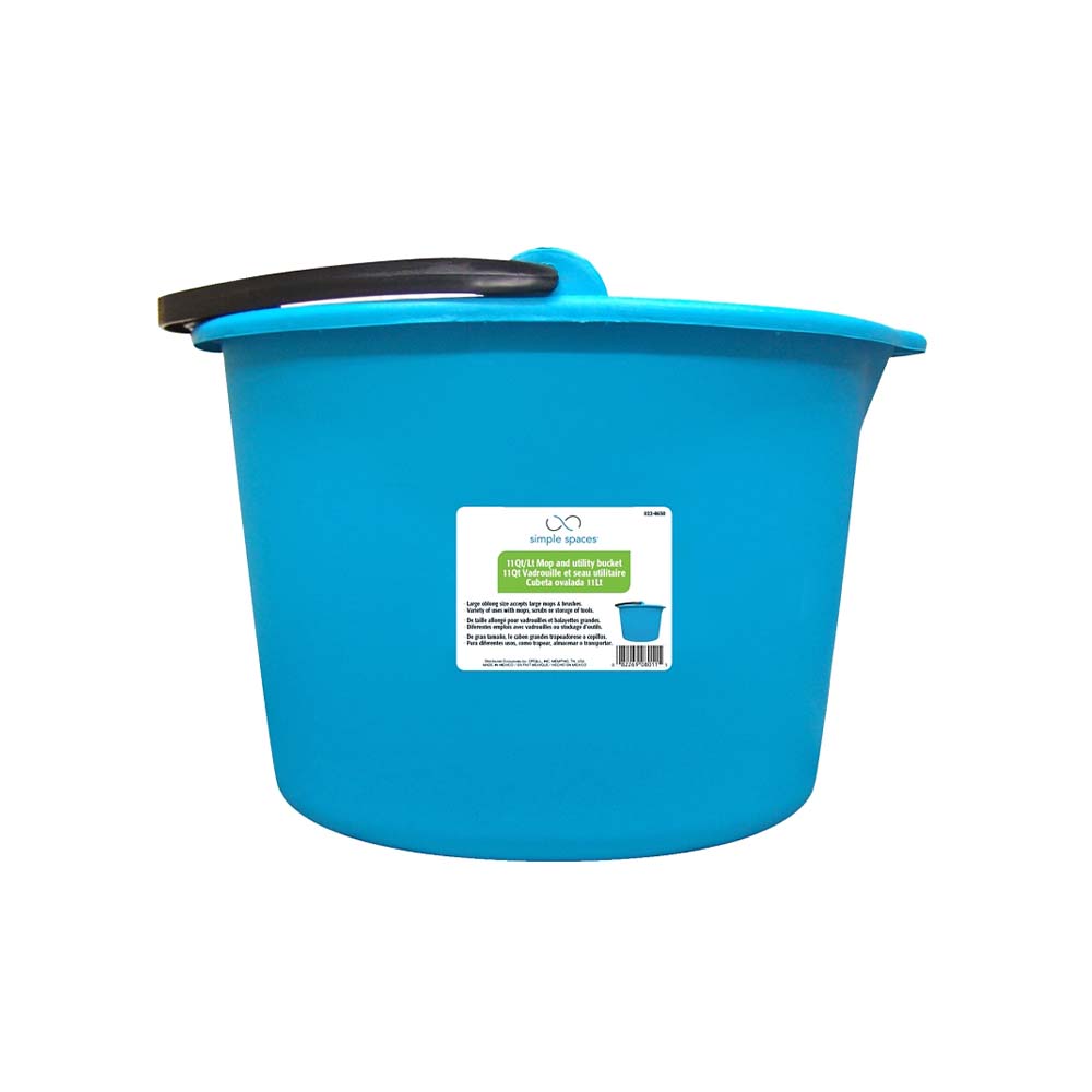 Balde con agarrador aqua 10.4 l
