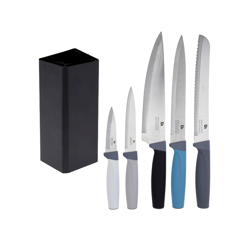Set de cuchillos para cocina 5 pzas