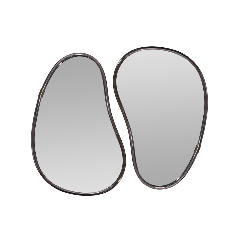 Espejo hubba borde negro 3 piezas