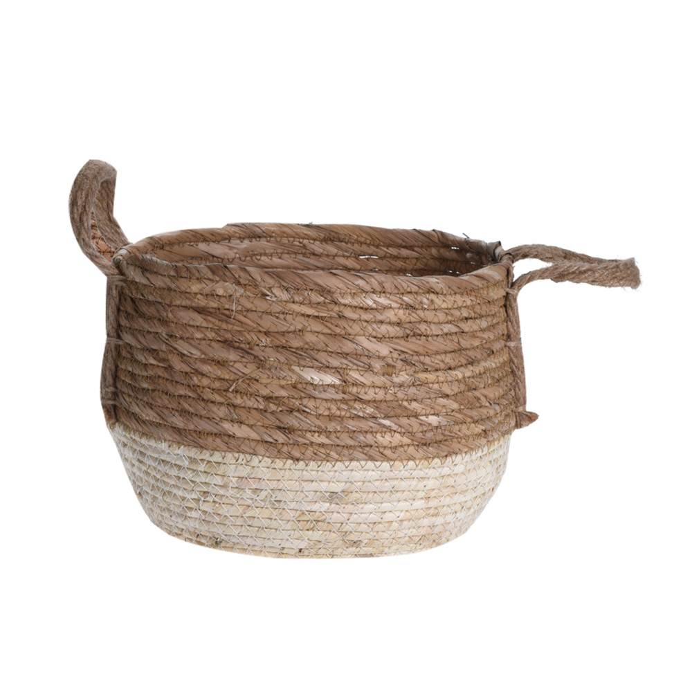 Cesta para ropa con haladera mediana