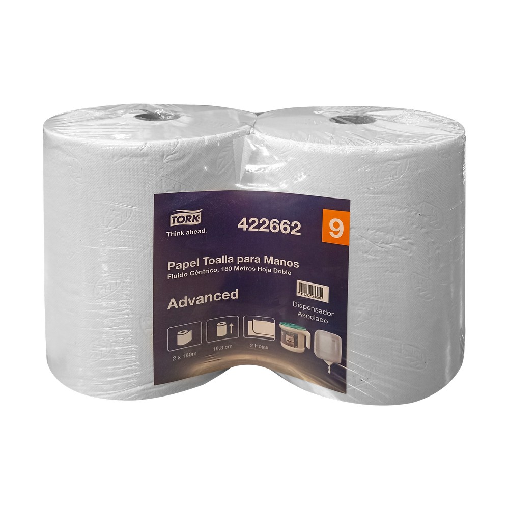 Papel toalla hd blanco reflex 180 mts