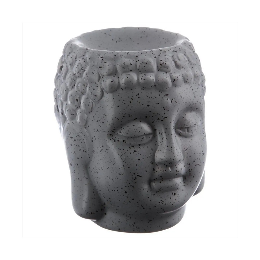 Quemador de ceramica buda gris