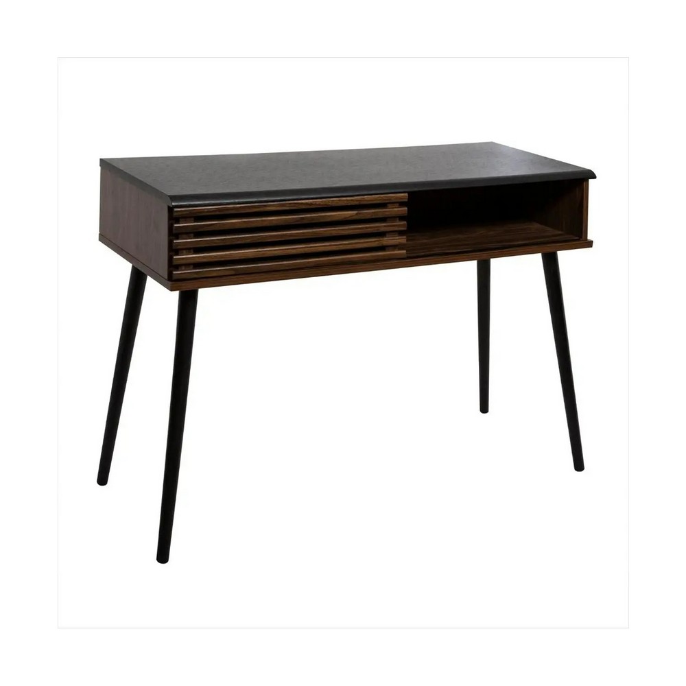 Mesa de madera para tocador 110x39.5x78 cm marrón