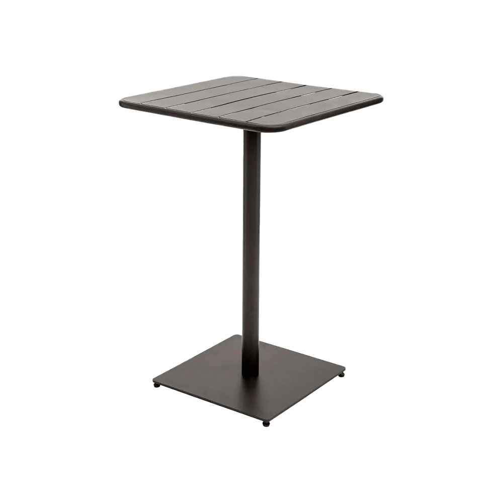 Mueble bar metálico 65 x 100 cm gris negro