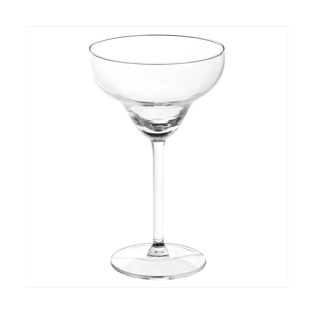 Copa de vidrio para margarita 10oz 4 pzas