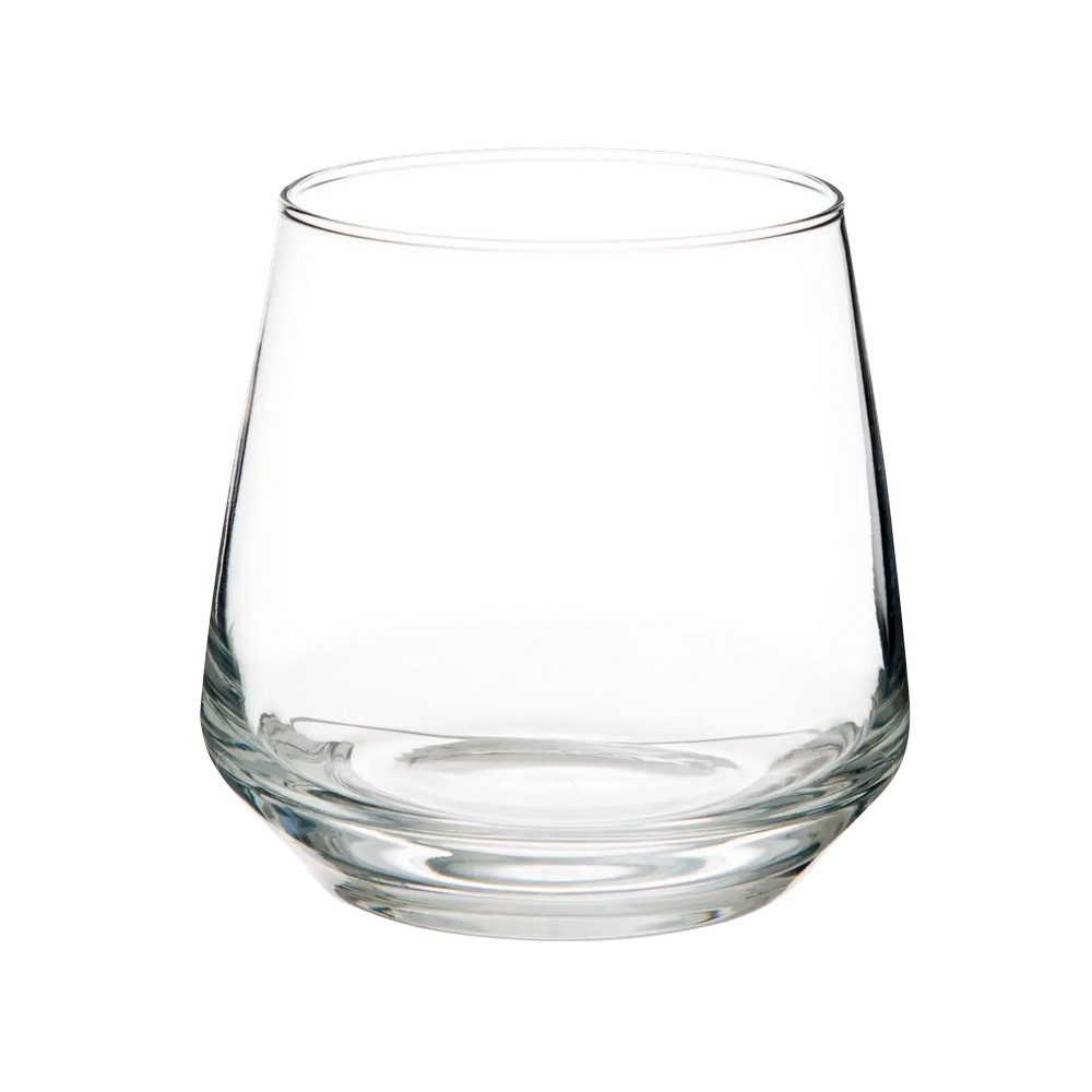 Vaso de vidrio 340 ml transparente