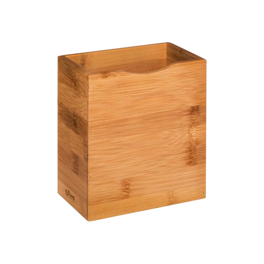 Caja organizadora de bambú magnética para cocina 13 x 9 x 16 cm