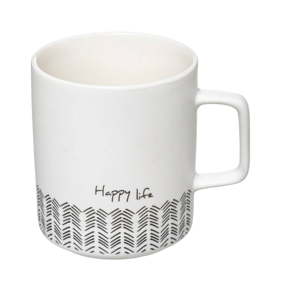 Taza de porcelana 350ml blanco