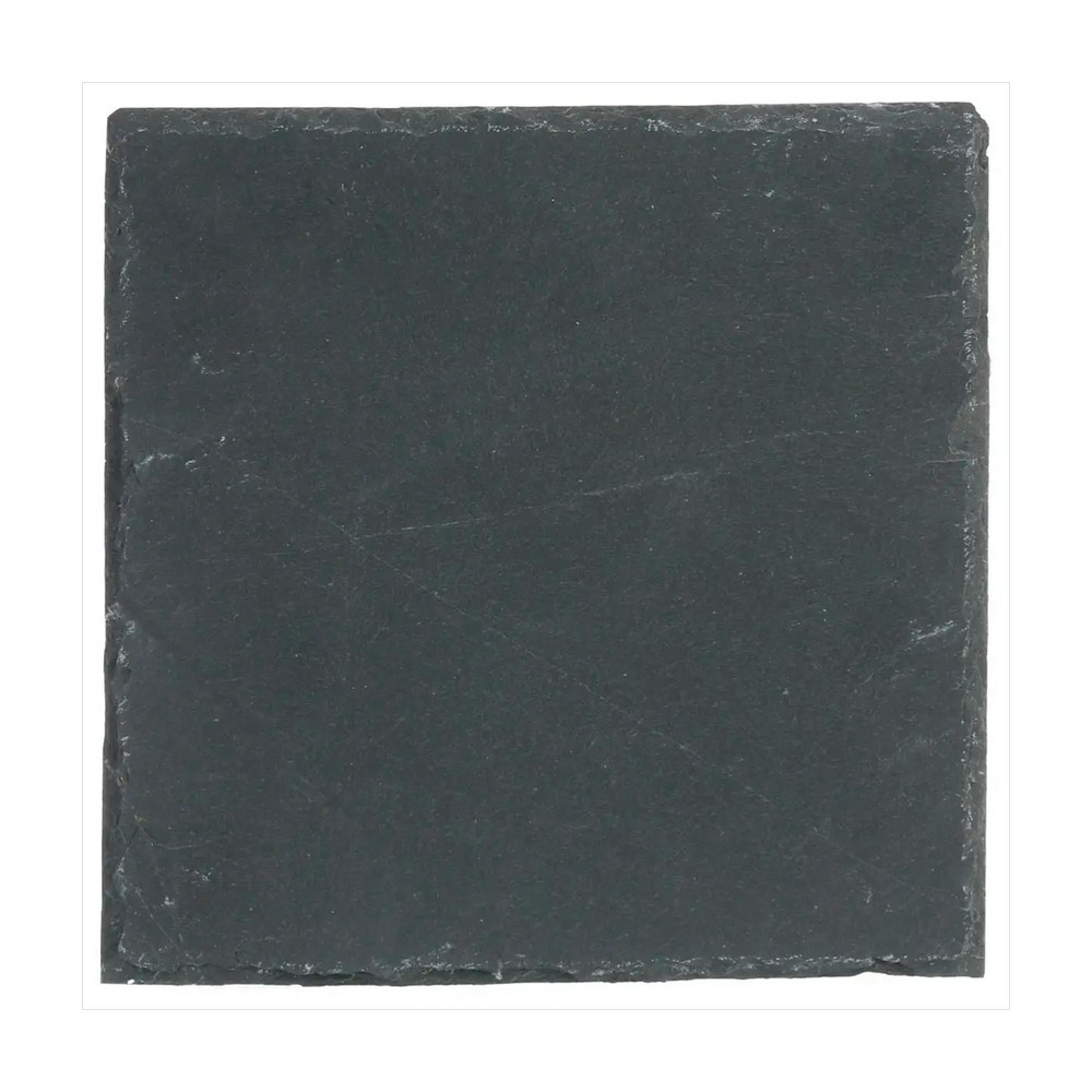 Plato pizarra 20 x 20 cm negro