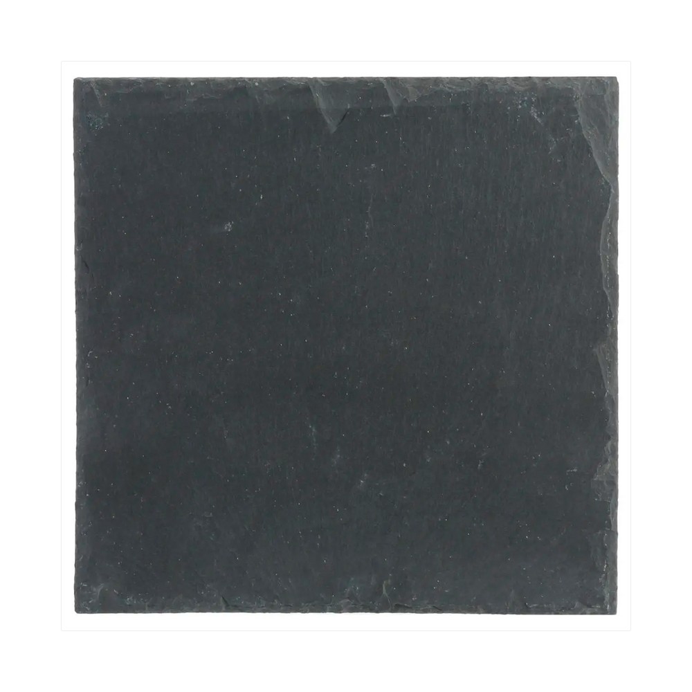 Plato pizarra 25 x 25 cm negro