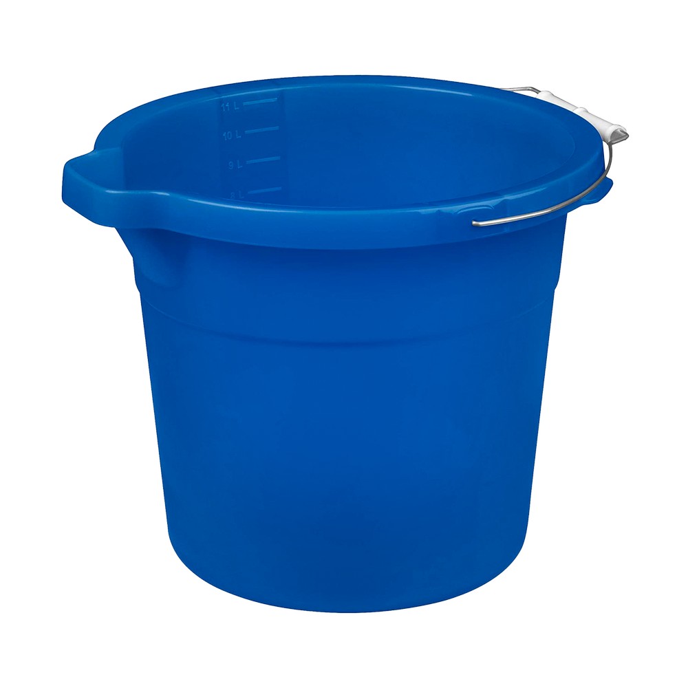 Balde plastico azul 12 qt