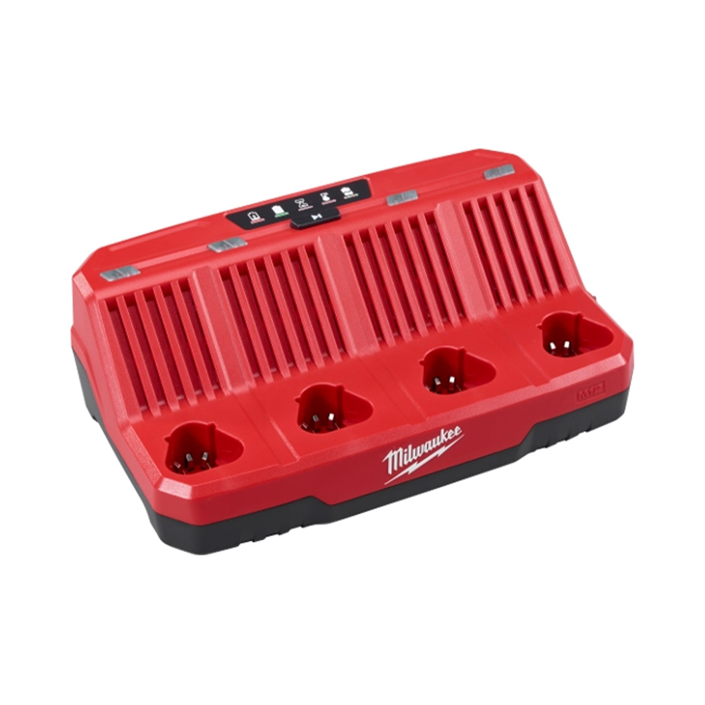 Cargador de bateria 12 voltios secuencial 4 baterias