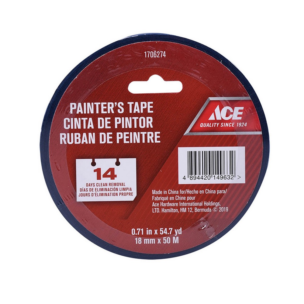 Tirro para pintor azul 3/4pulg x 54.7 yds ace