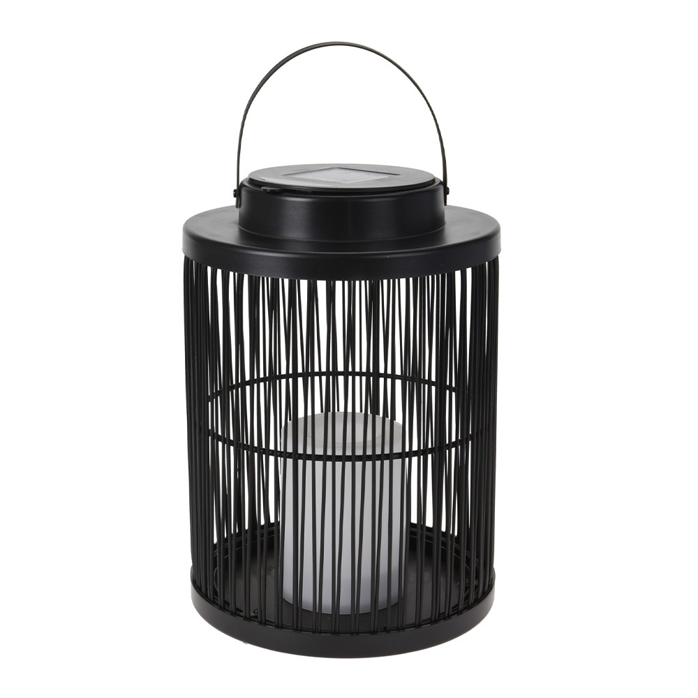 Lampara solar colgante de metal 24 cm