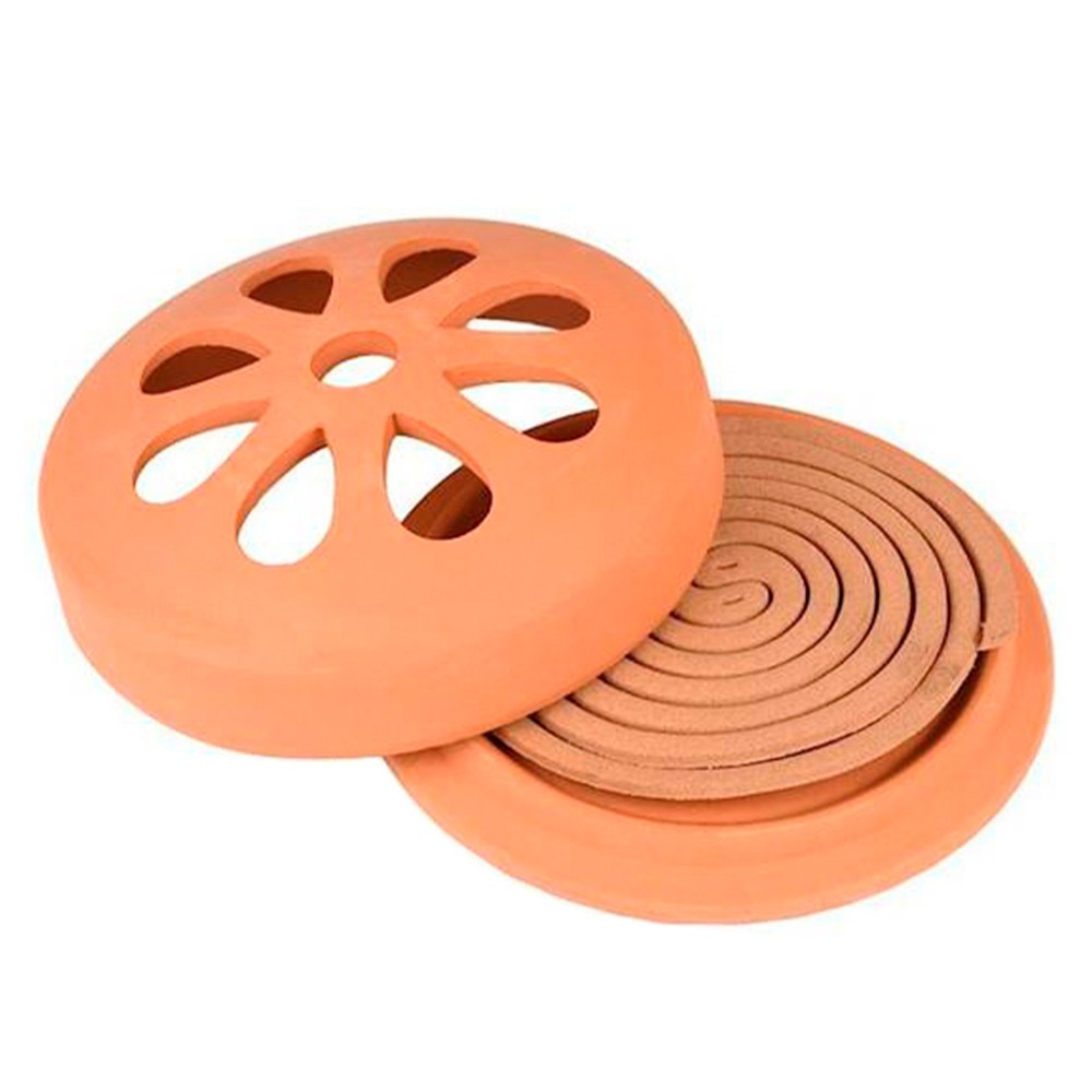 Quemador de cerámica para incienso espiral