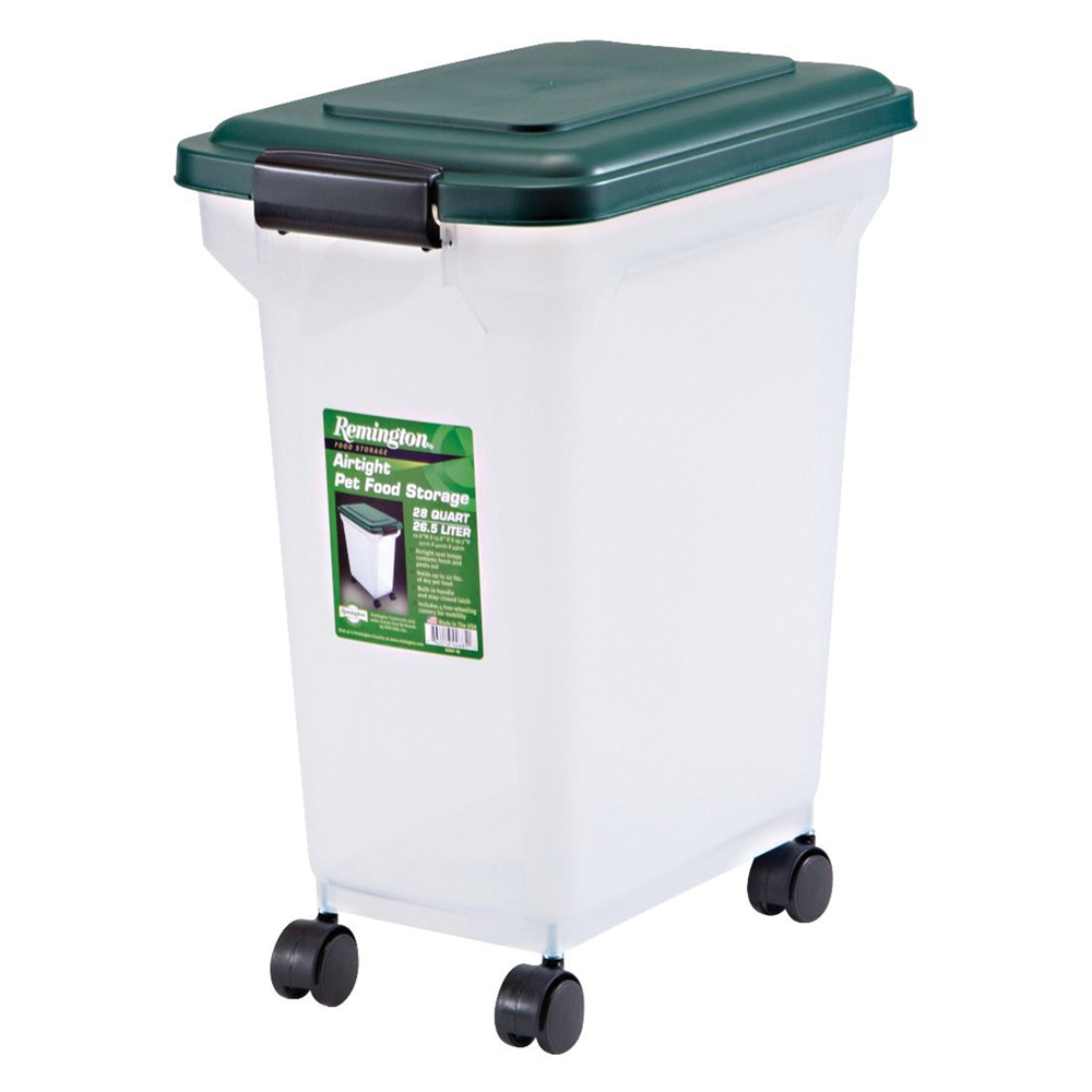 Dispensador comida de mascota plastico 28 qt rodos