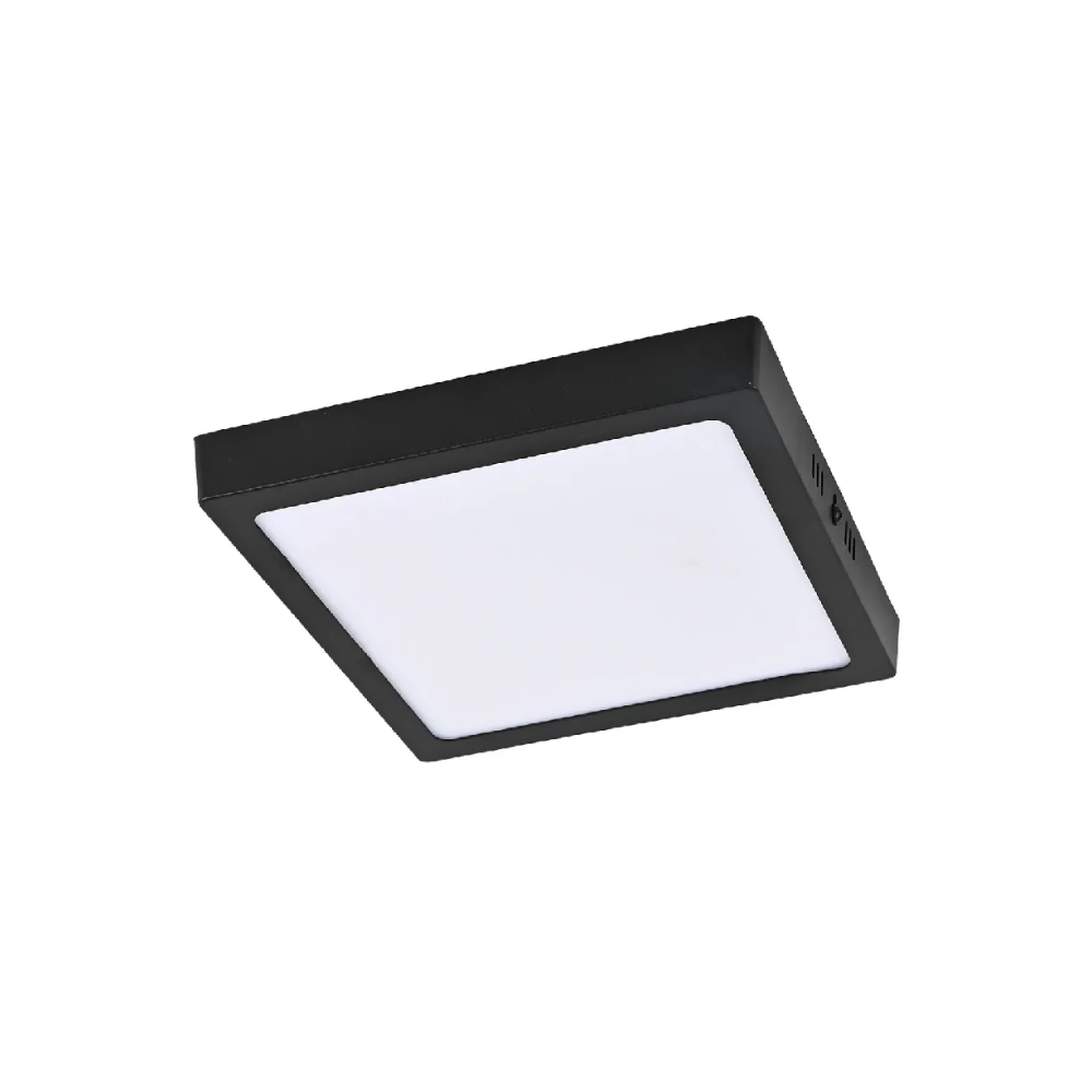 Sobreponer led 18w 100-240v 6500k 1300lm negro