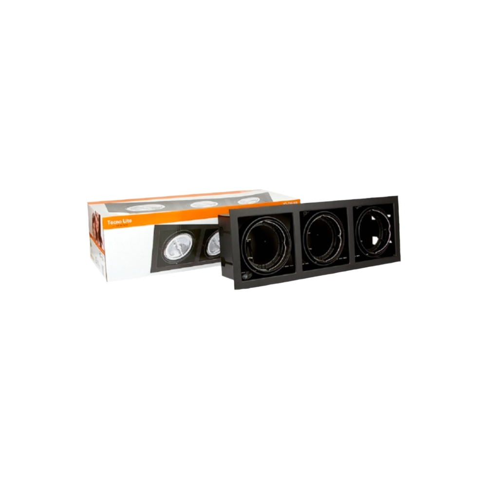 Empotrable led s-l 100-240v 12vg53x3 negro