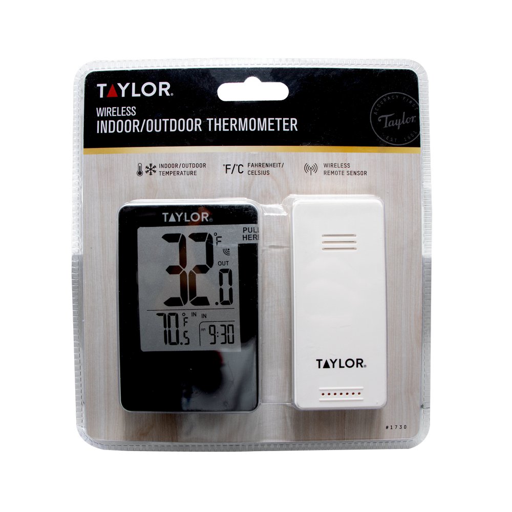 Termómetro digital inalámbrico 19 cm (7.5 pulg)
