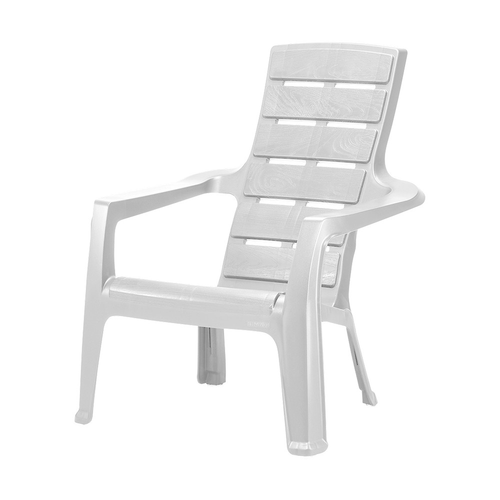 Silla playera de plástico 67.5x81.6x89 cm blanco