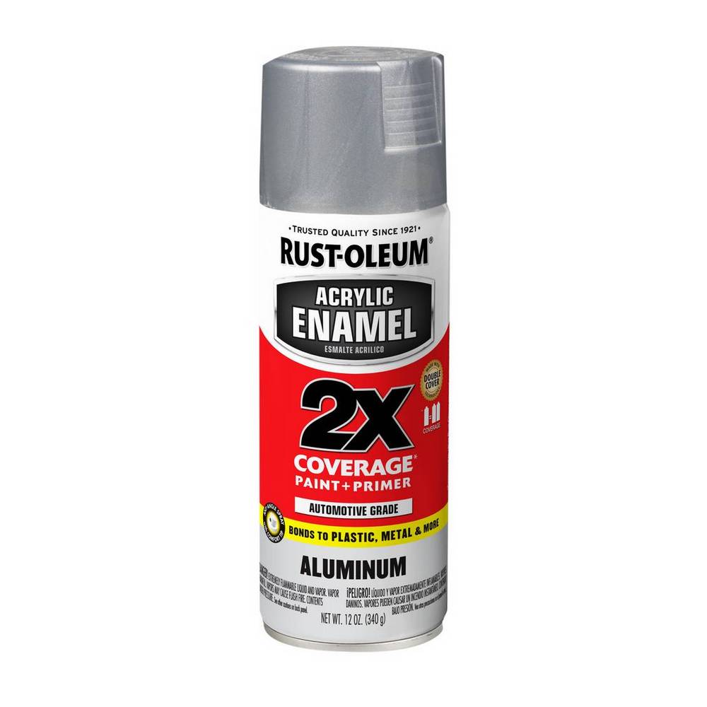Pintura en spray acrilico aluminio brillante 12 oz (340 g)