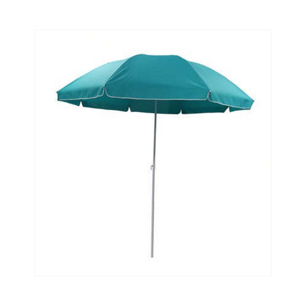 Sombrilla para playa de poliester 2.2m celeste