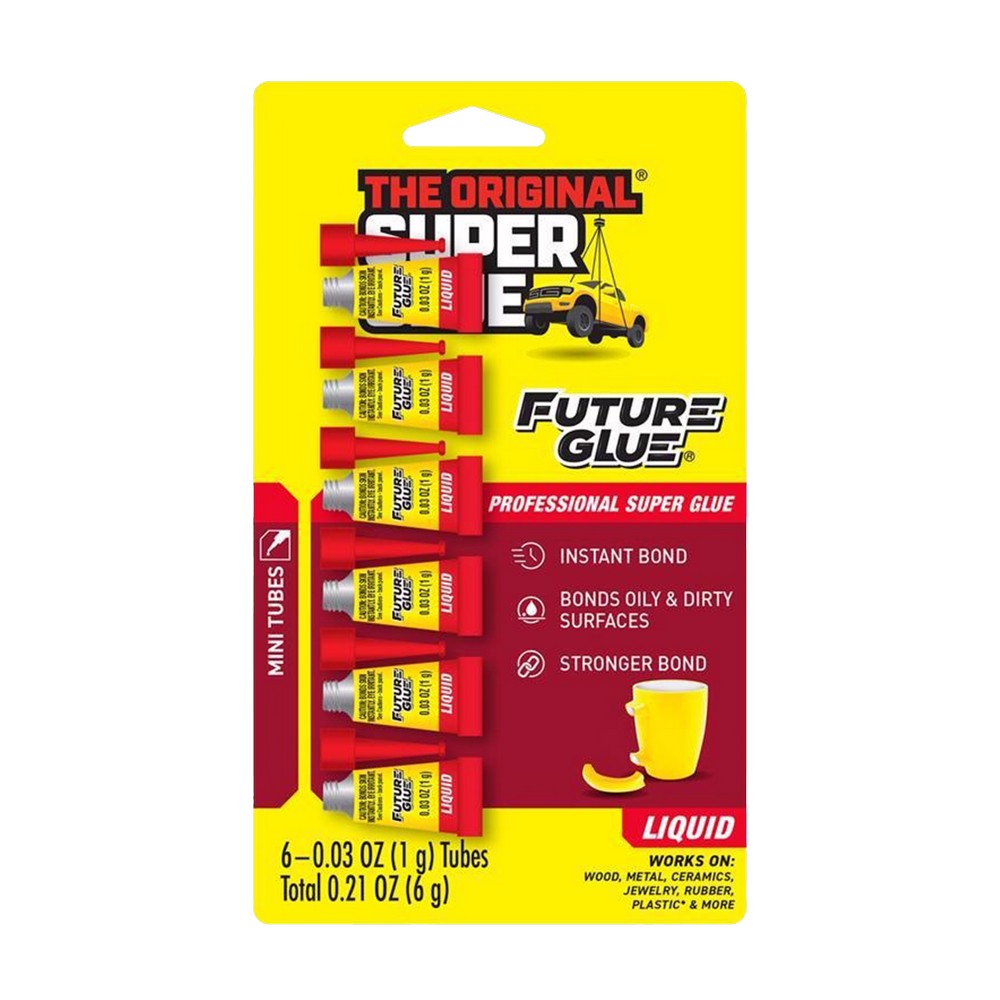 Pegamento super glue 1gr 6 unidades