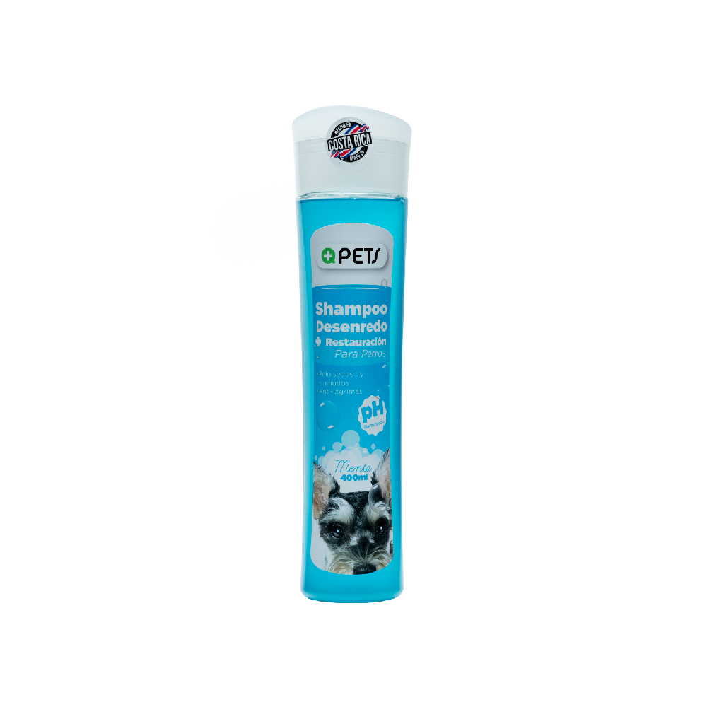 Shampoo desenredante para perro 400ml +qpets