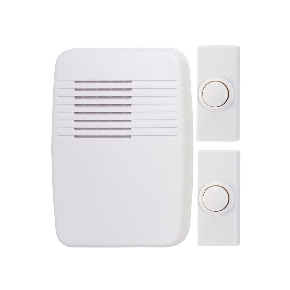Timbre inalambrico din-don con doble interruptor