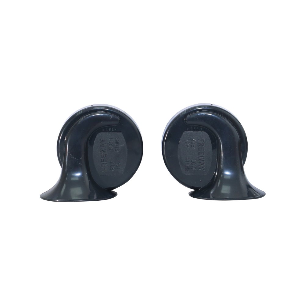 Pito para carro caracol negro 12v