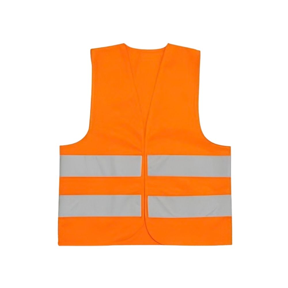 Chaleco reflectivo de seguridad naranja