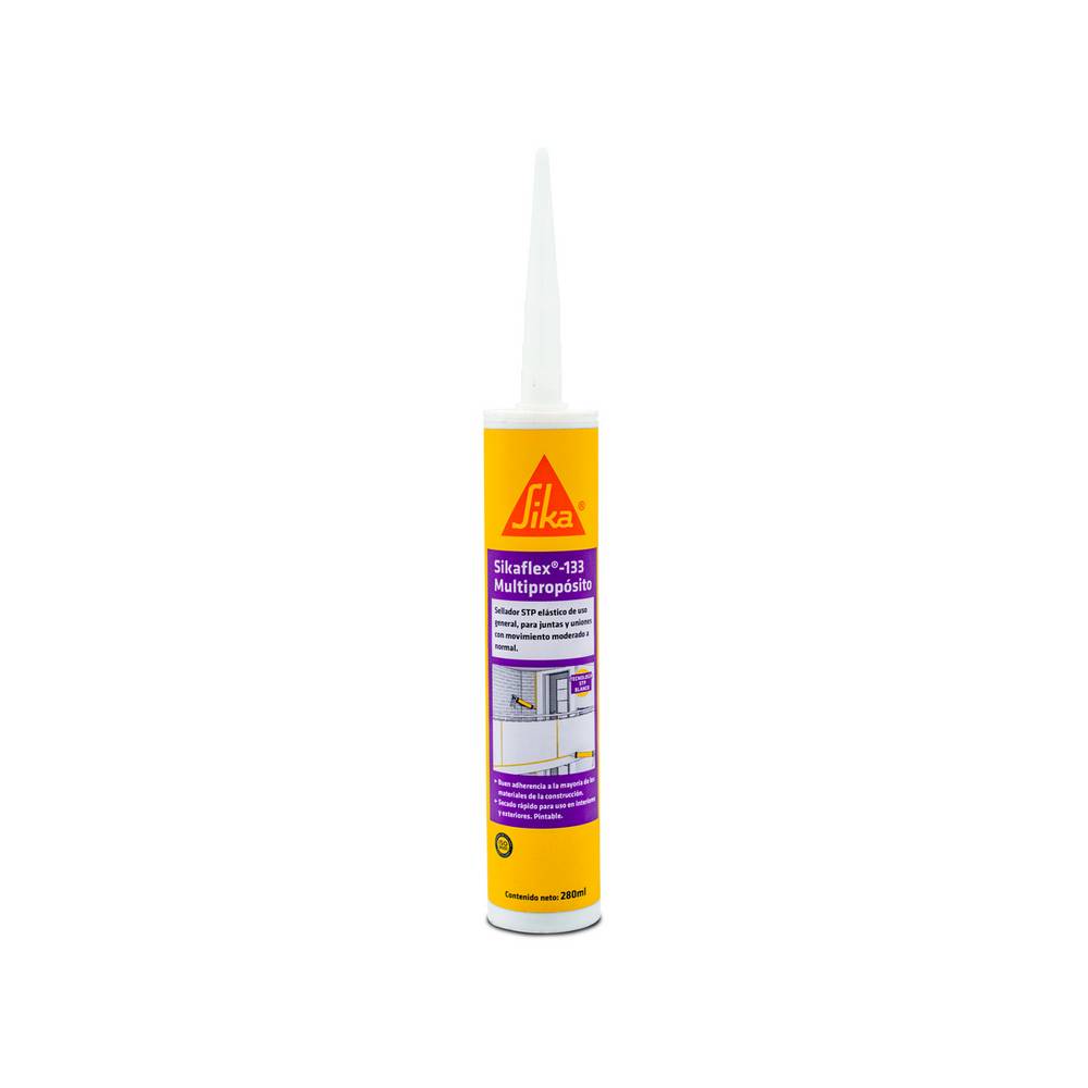 Sellador poliuretano sikaflex 133 multiprop gris cart 280ml