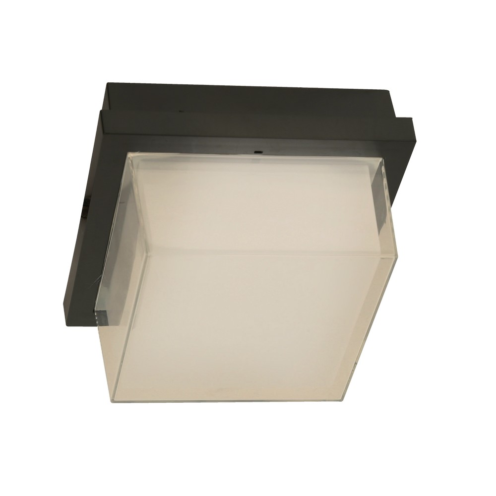 Lámpara cuadrada led exterior 1 luz 15w de 6500k