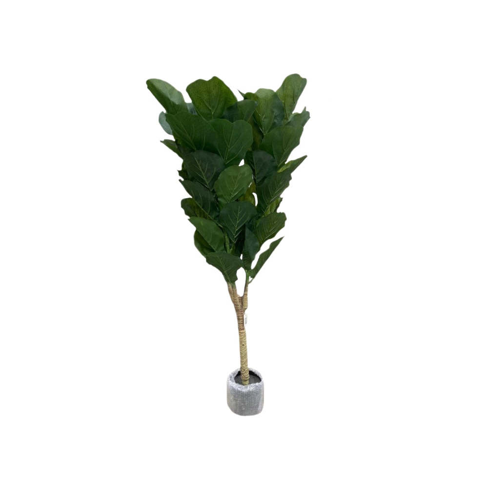 Planta artificial con maceta pequeña 125cm negro