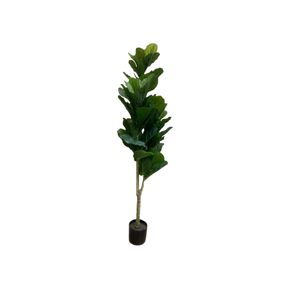 Planta artificial con maceta pequeña 170cm negro