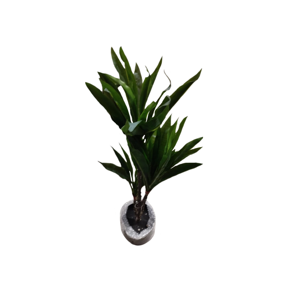 Planta artificial con maceta pequeña 75cm negro