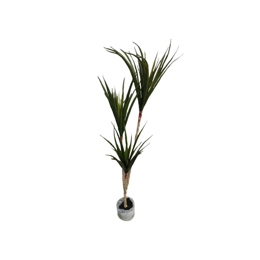 Planta artificial con maceta pequeña 110cm negro