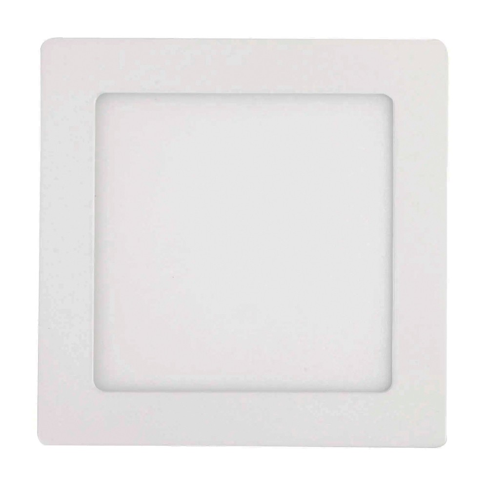 Panel led cuadrado empotar 24w luz blanca