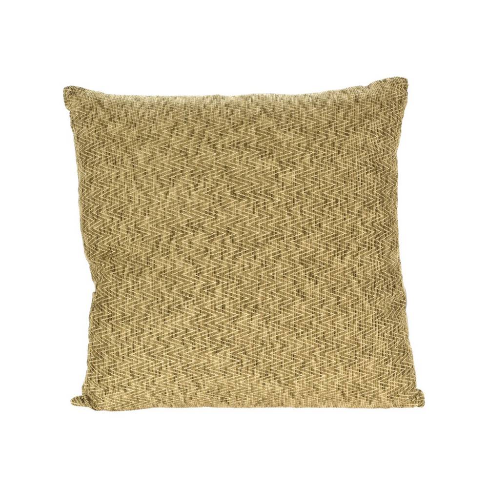 Cojin decorativo 45x45cm cuadrado zigzag beige