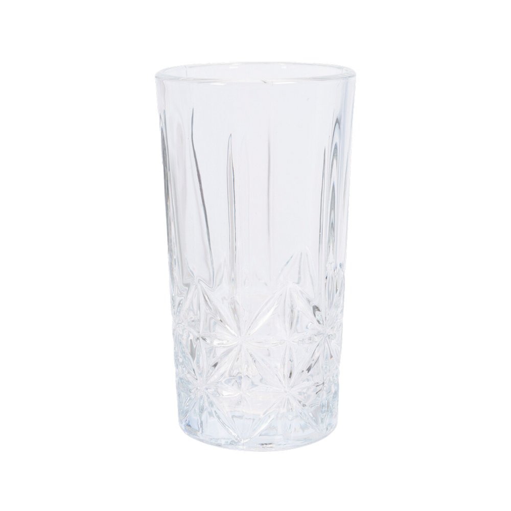 Vasos de vidrio 260ml transparente 4 pzas