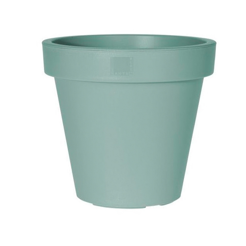 Macetero plastico redondo 40cm verde menta