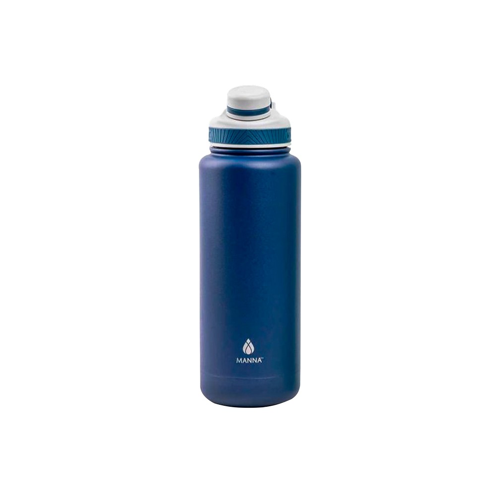 Botella para azul 40oz azul carabiner manna