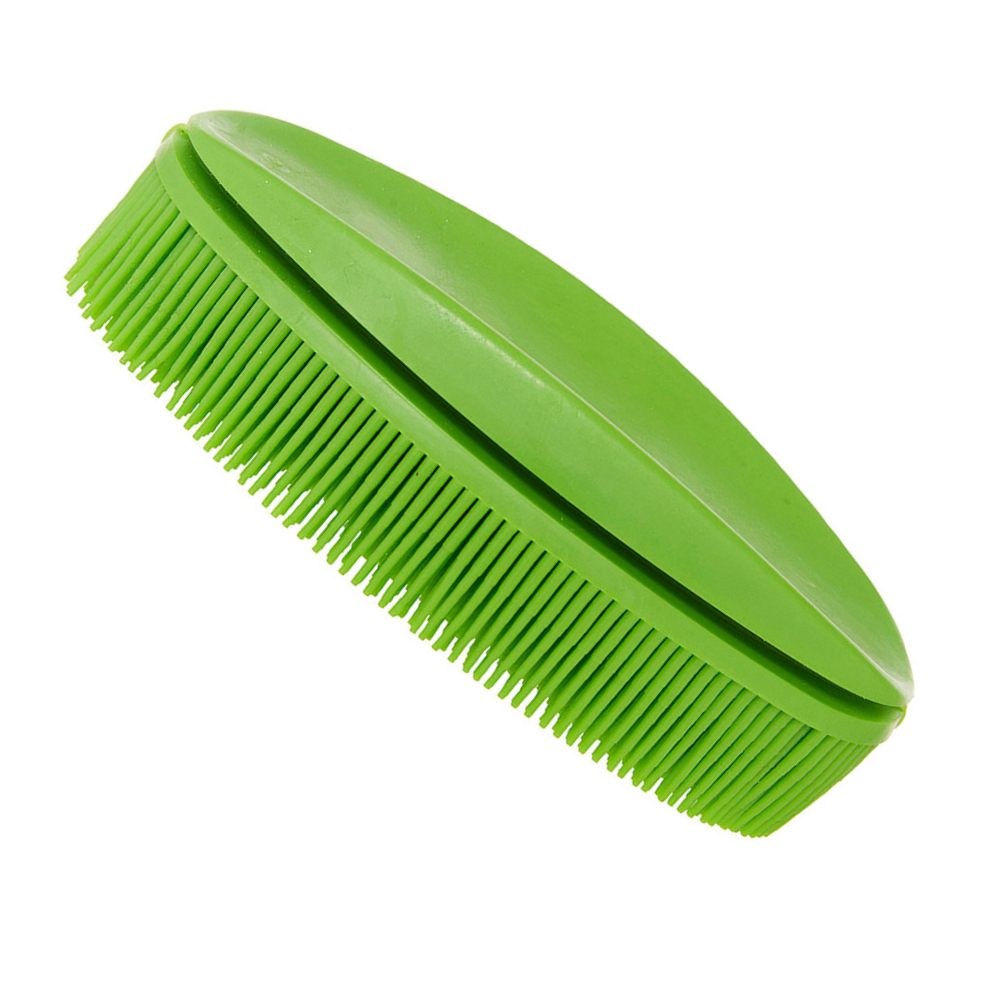 Cepillo para mota y pelo plastico verde